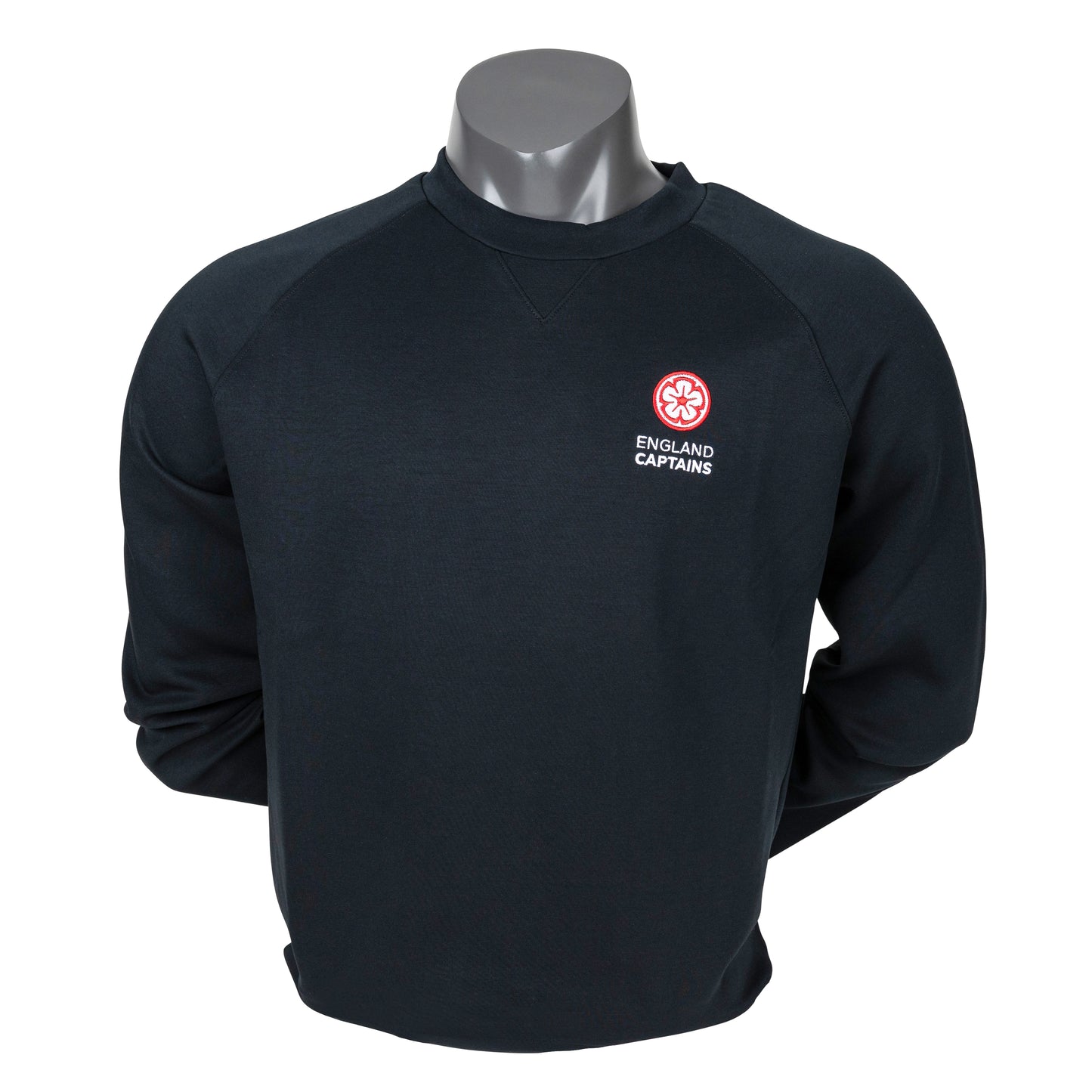 England Captains FJ Crew Neck Sweatshirt, Black