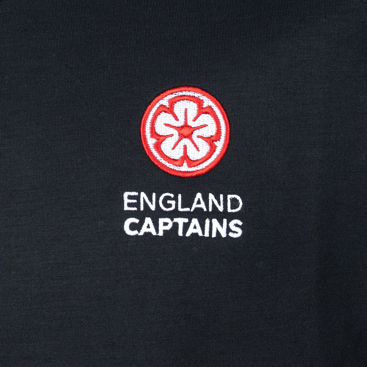 England Captains FJ Crew Neck Sweatshirt, Black