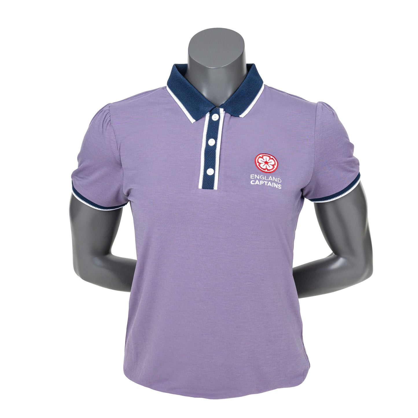 England Captains FJ Women's Cap Sleeve Polo, Violet
