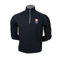 England Golf FJ 1/4 Zip Wordmark Chill-Out, Black
