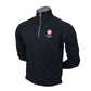 England Golf FJ 1/4 Zip Wordmark Chill-Out, Black