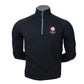 England Golf FJ 1/4 Zip Wordmark Chill-Out, Black