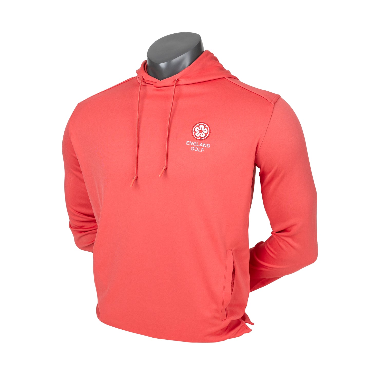 England Golf FJ Lightweight Hoodie, Red