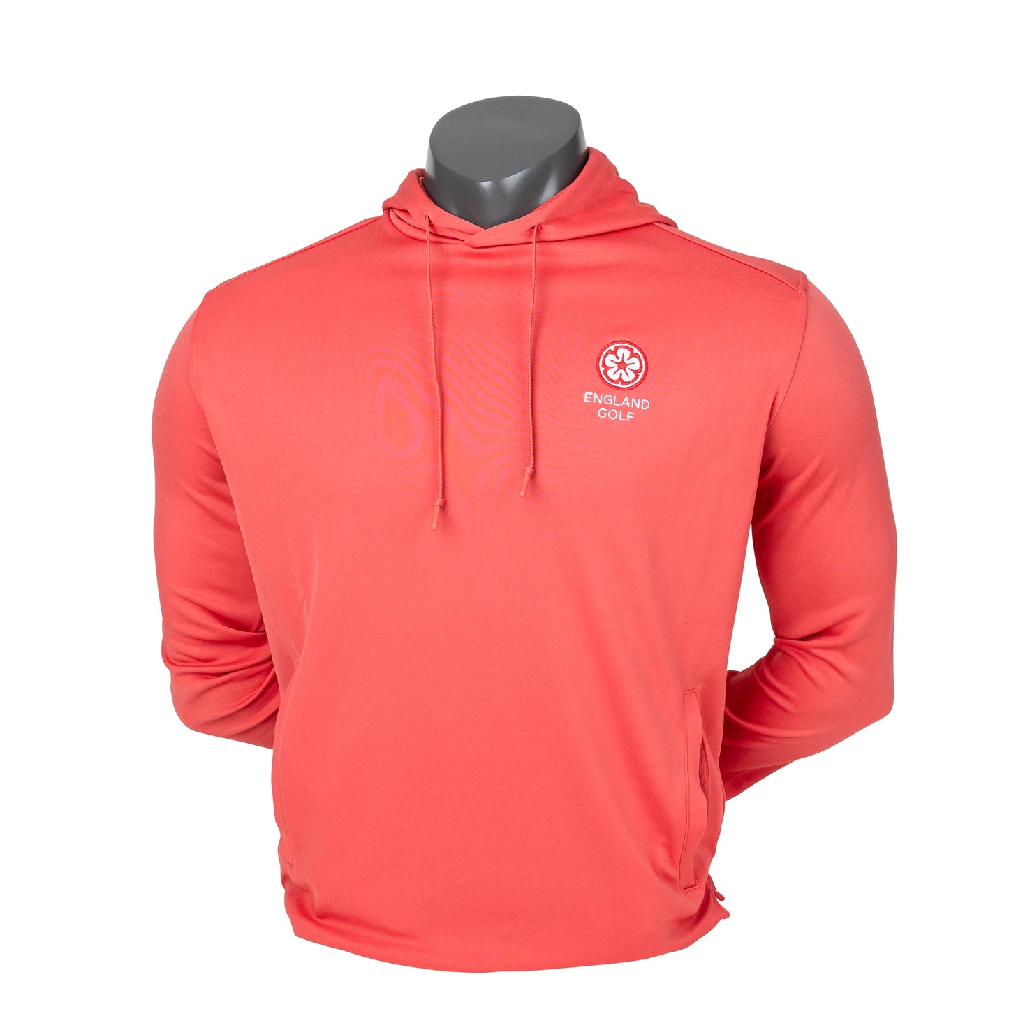 England Golf FJ Lightweight Hoodie, Red
