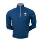 England Golf FJ 1/4 Zip Wordmark Chill-Out, Navy