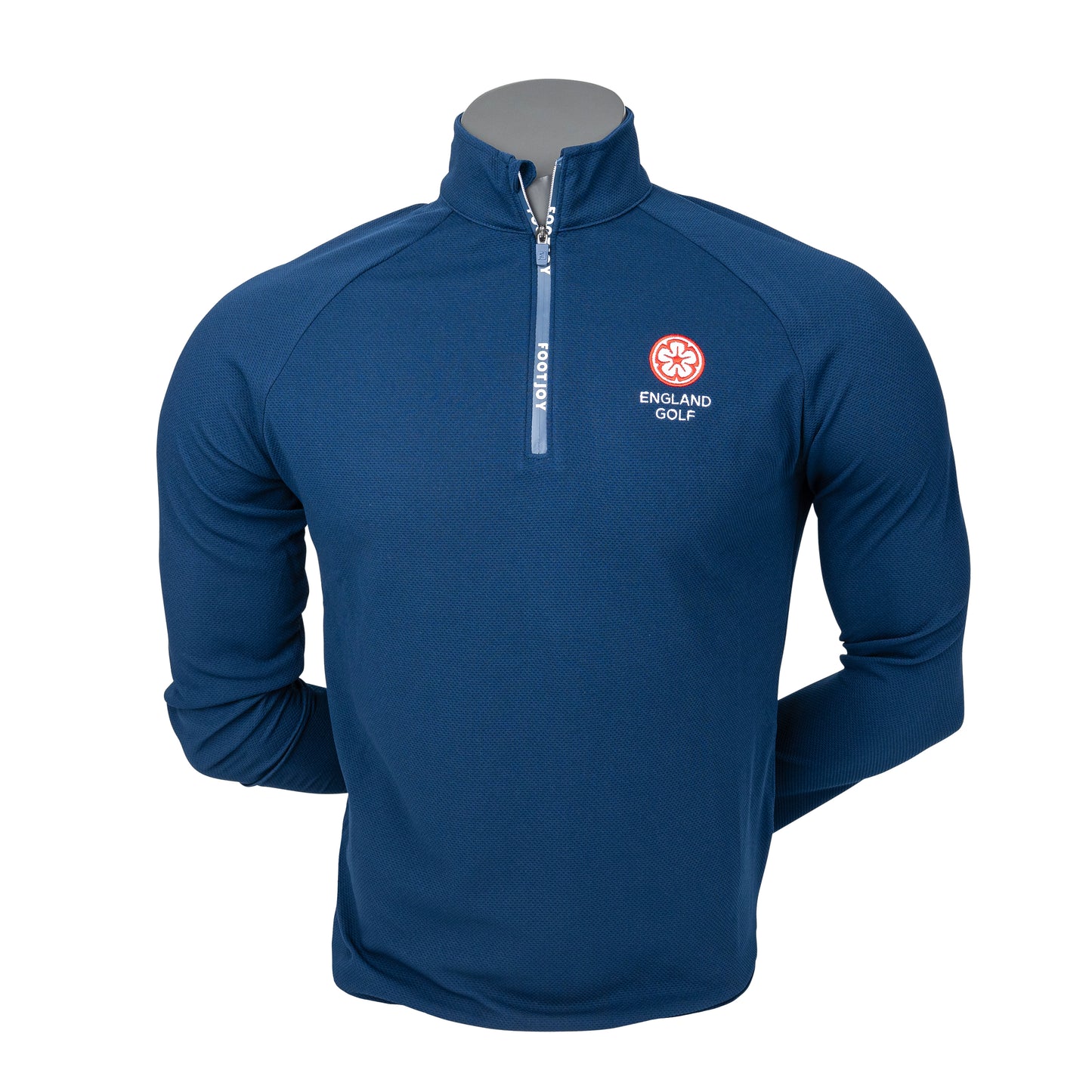 England Golf FJ 1/4 Zip Wordmark Chill-Out, Navy