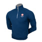 England Golf FJ 1/4 Zip Wordmark Chill-Out, Navy