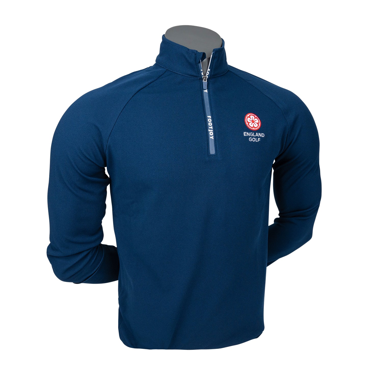 England Golf FJ 1/4 Zip Wordmark Chill-Out, Navy