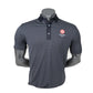 England Golf FJ Star Geo Jacquard Polo, Black
