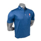 England Golf FJ Painted Floral Lisle Polo, Navy