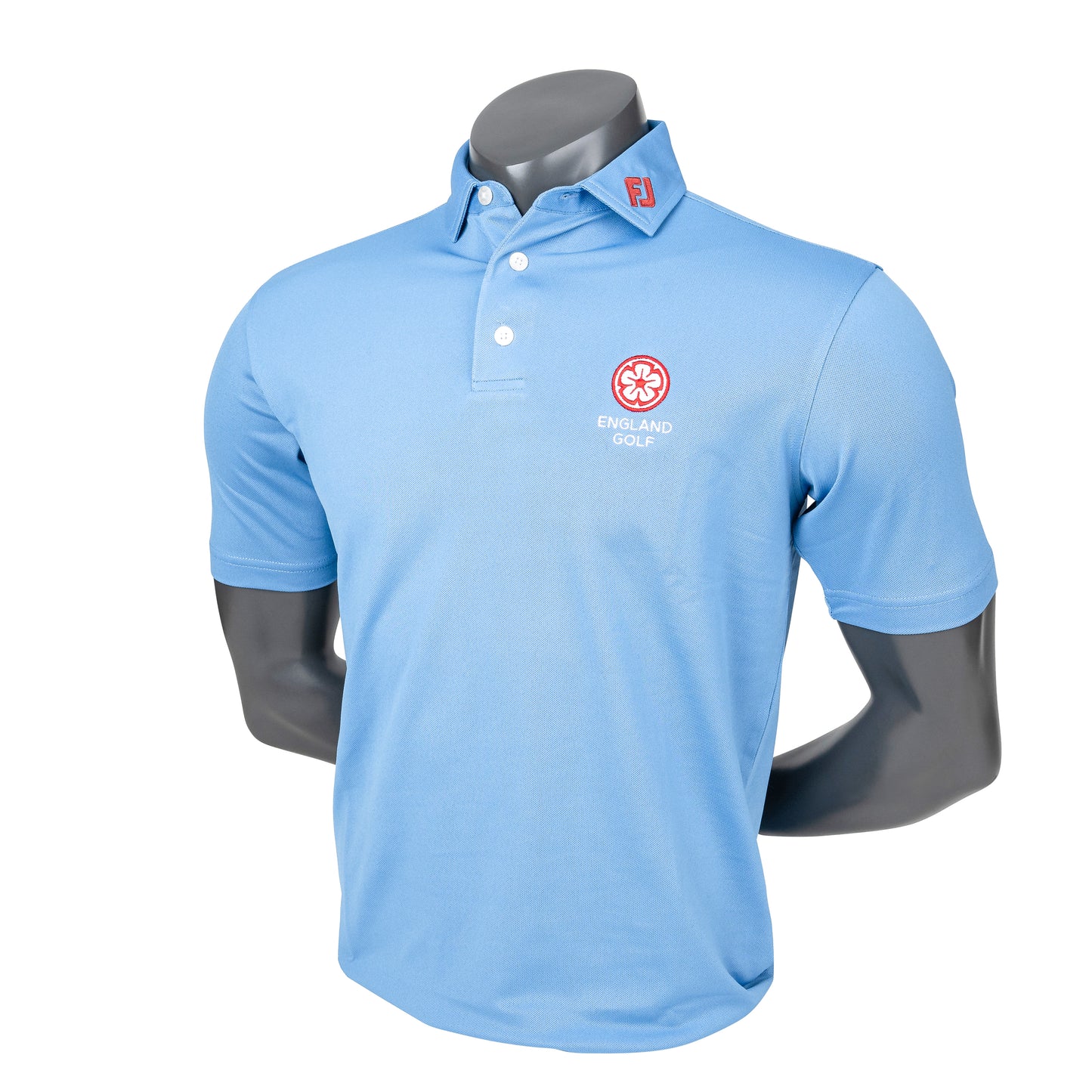 England Golf FJ Performance Polo, Coastal Blue