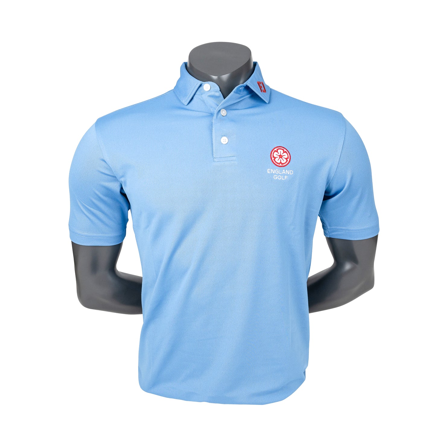 England Golf FJ Performance Polo, Coastal Blue