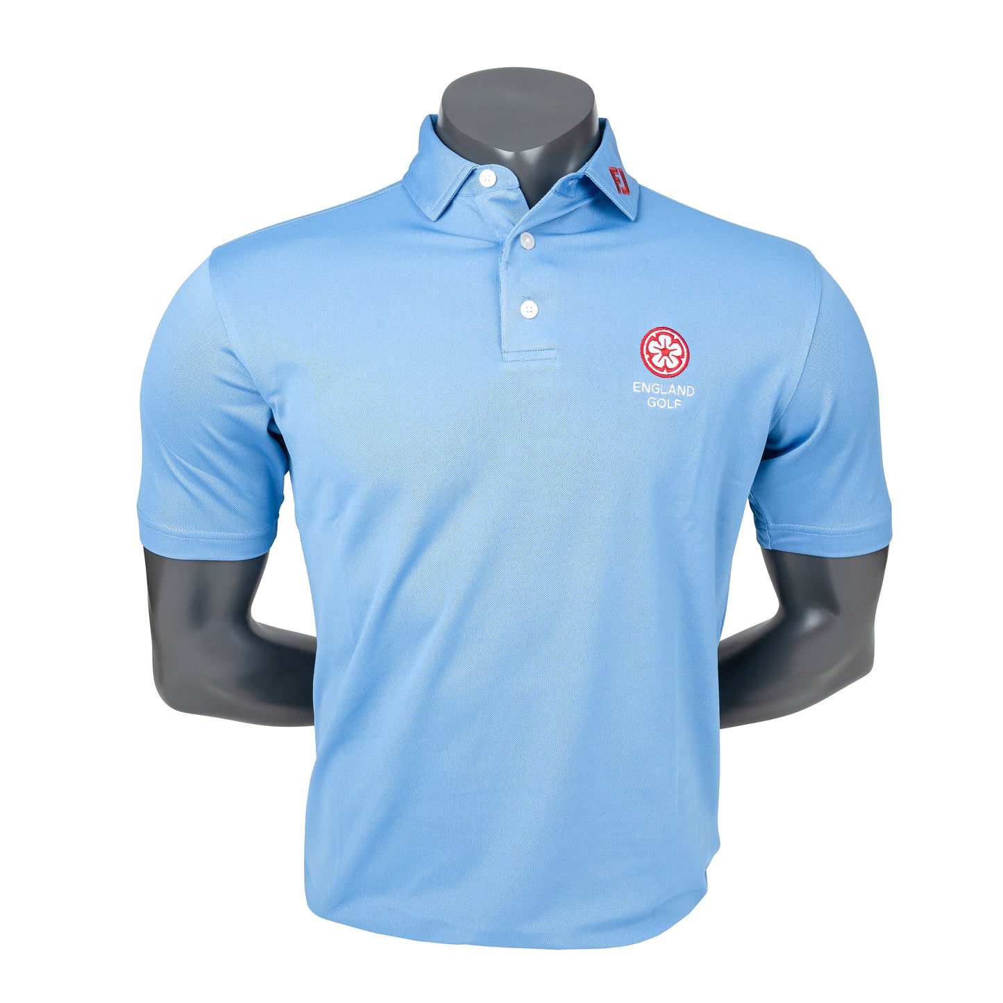 England Golf FJ Performance Polo, Coastal Blue