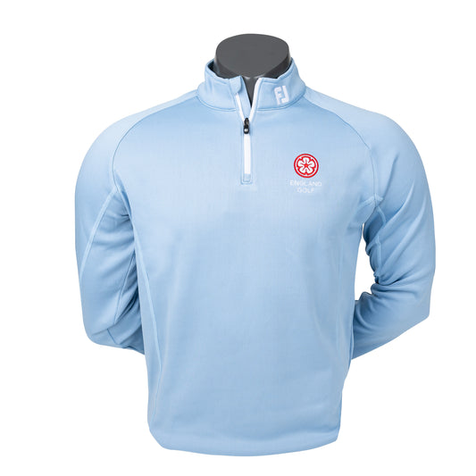 England Golf FJ 1/4 Zip Performance Chill-Out, Chambray