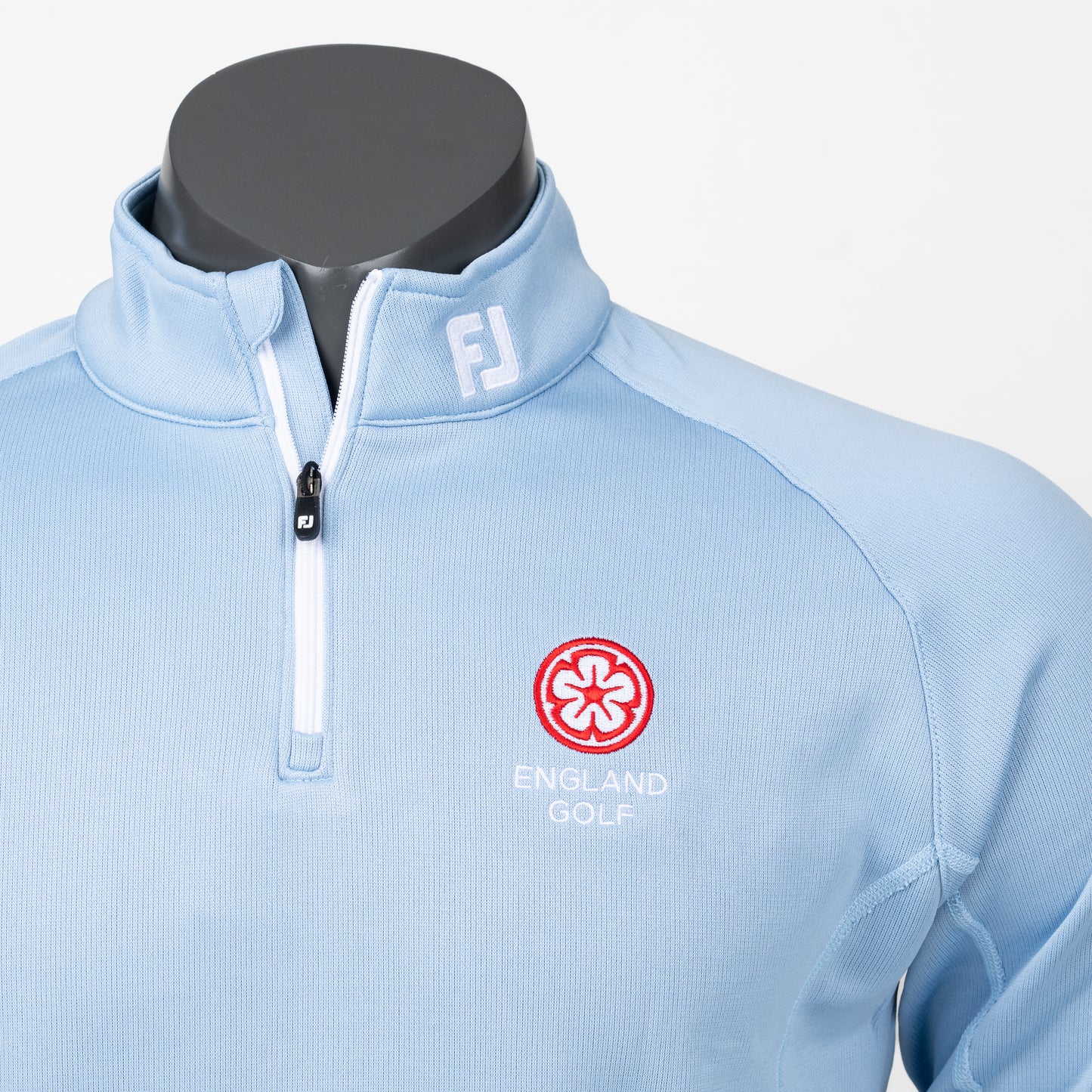 England Golf FJ 1/4 Zip Performance Chill-Out, Chambray