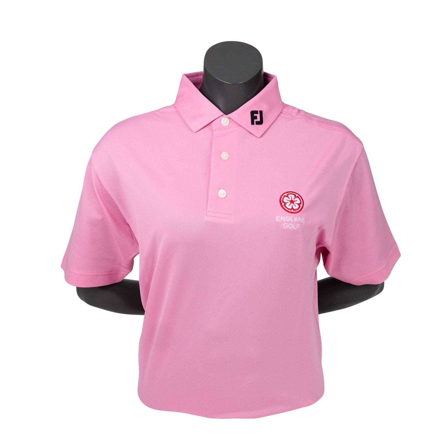 England Golf FJ Performance Polo, Pink