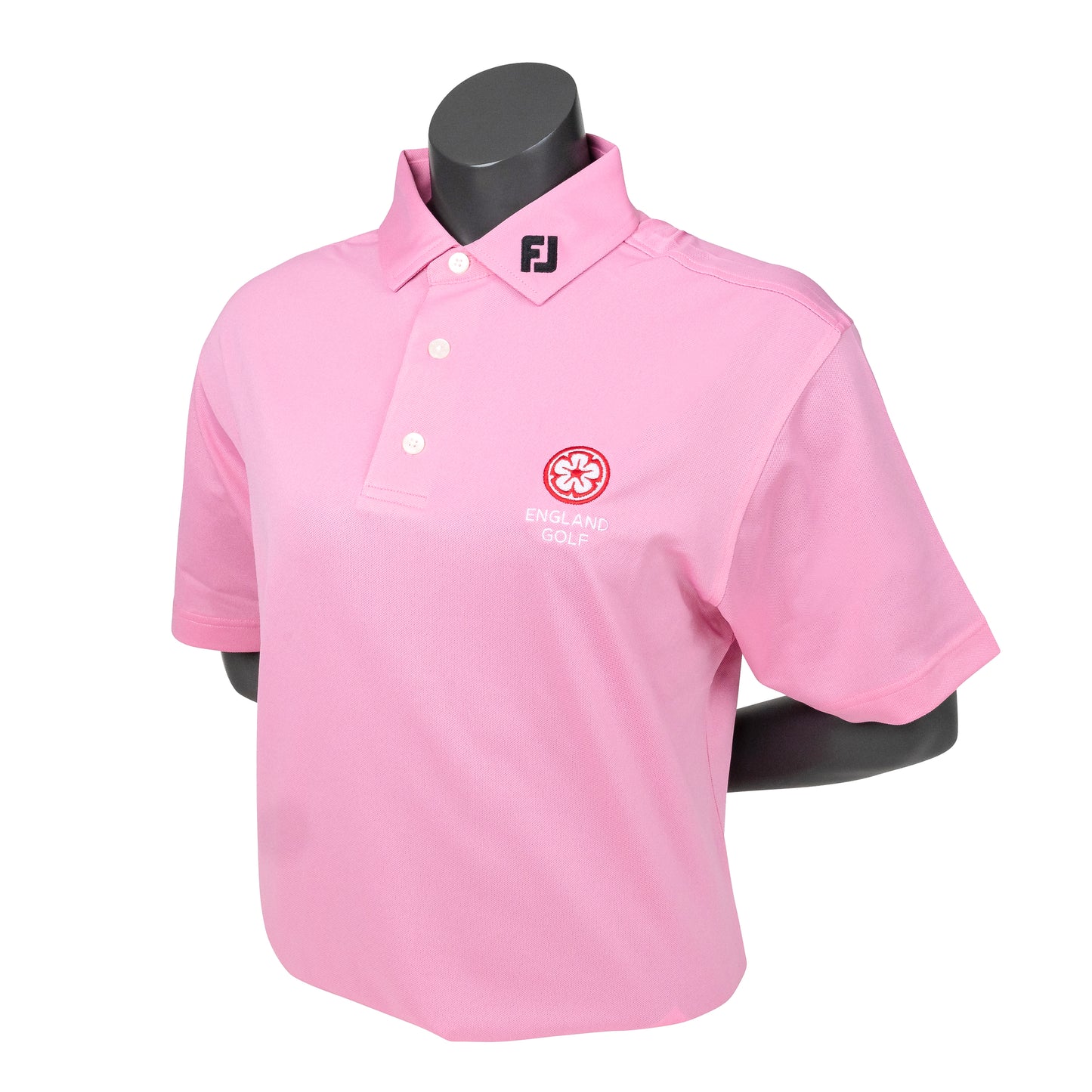 England Golf FJ Performance Polo, Pink
