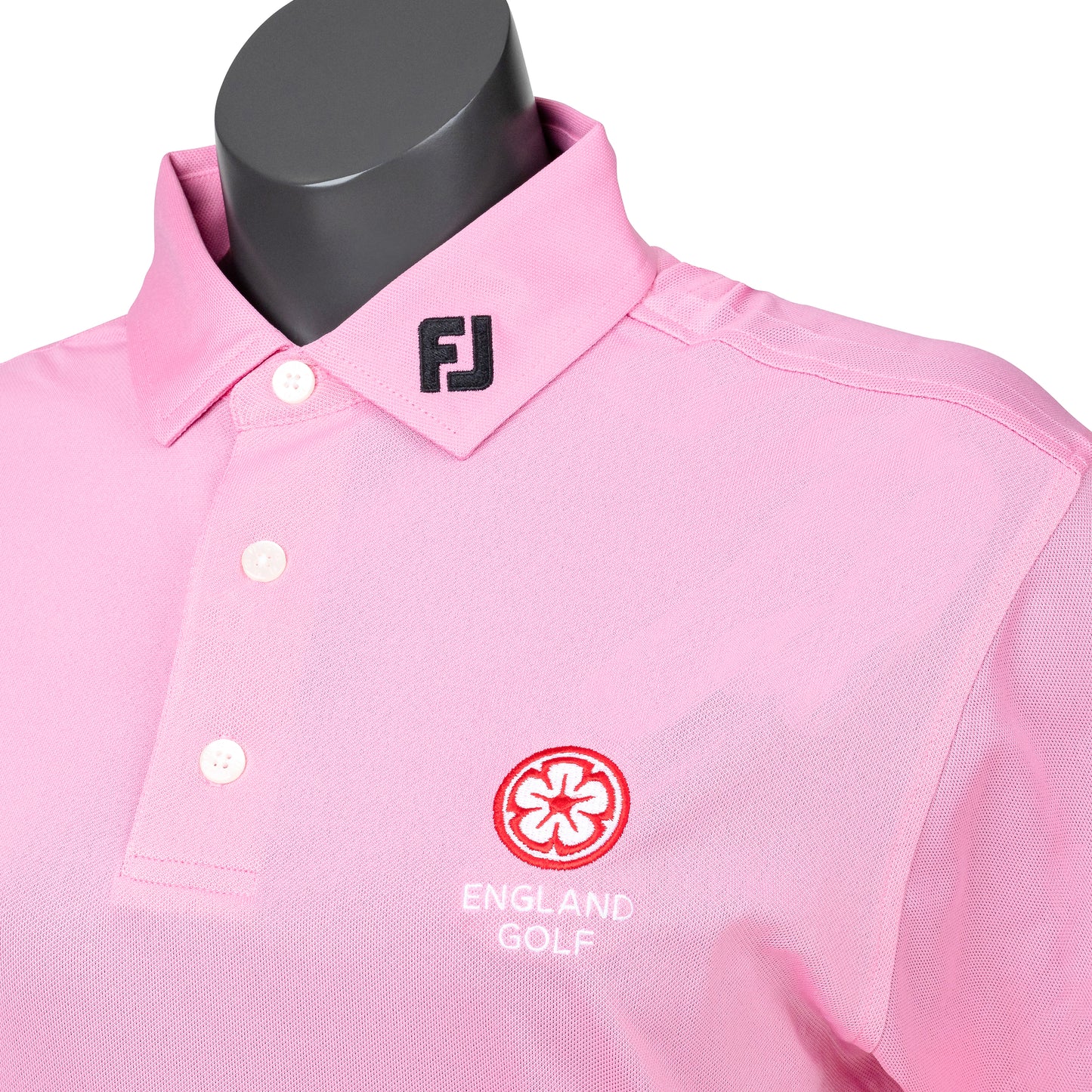 England Golf FJ Performance Polo, Pink