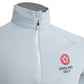 England Golf FJ 1/4 Zip Wordmark Chill-Out, Grey