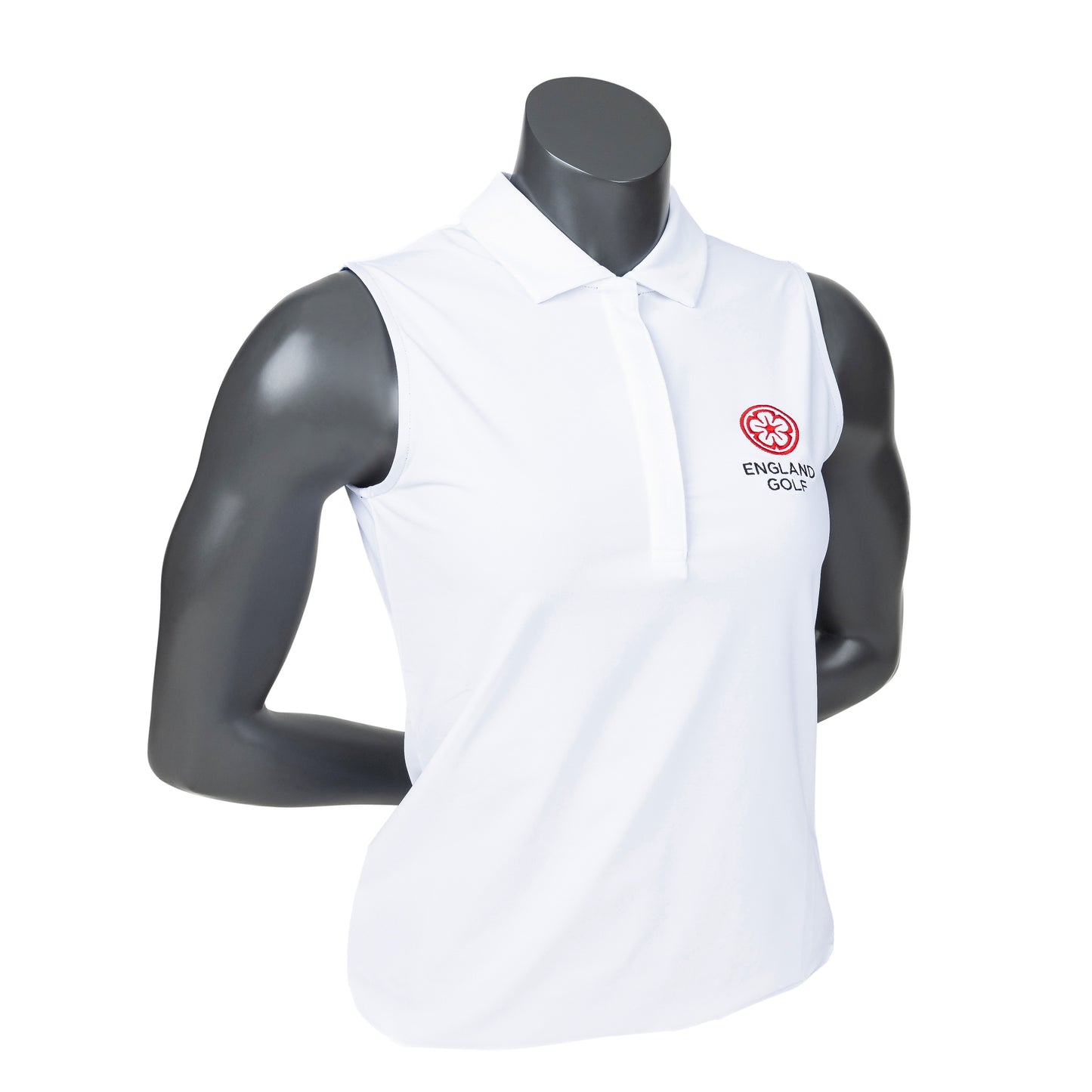 England Captains FJ Women's Sleeveless Lisle, White