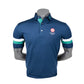 England Golf FJ Sleeve Stripe Pique Polo, Navy